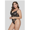 Anna Black Plus Size Teddy NZ 2