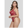 Anna Red Plus Size Teddy NZ 1