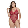 Anna Red Plus Size Teddy NZ