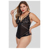 Black Plus Size Bodysuit NZ 1