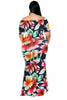 Rita Mermaid Plus Size Dress NZ - Navy 1